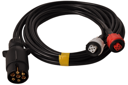 Radex Radex hoofdkabel - 3,5 meter lang - 7-polig - voorzien van 2x 5-polige connector