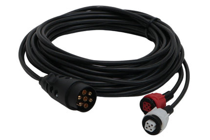 Radex Radex hoofdkabel - 7 meter - 7 polig - 2x 5 polige connector