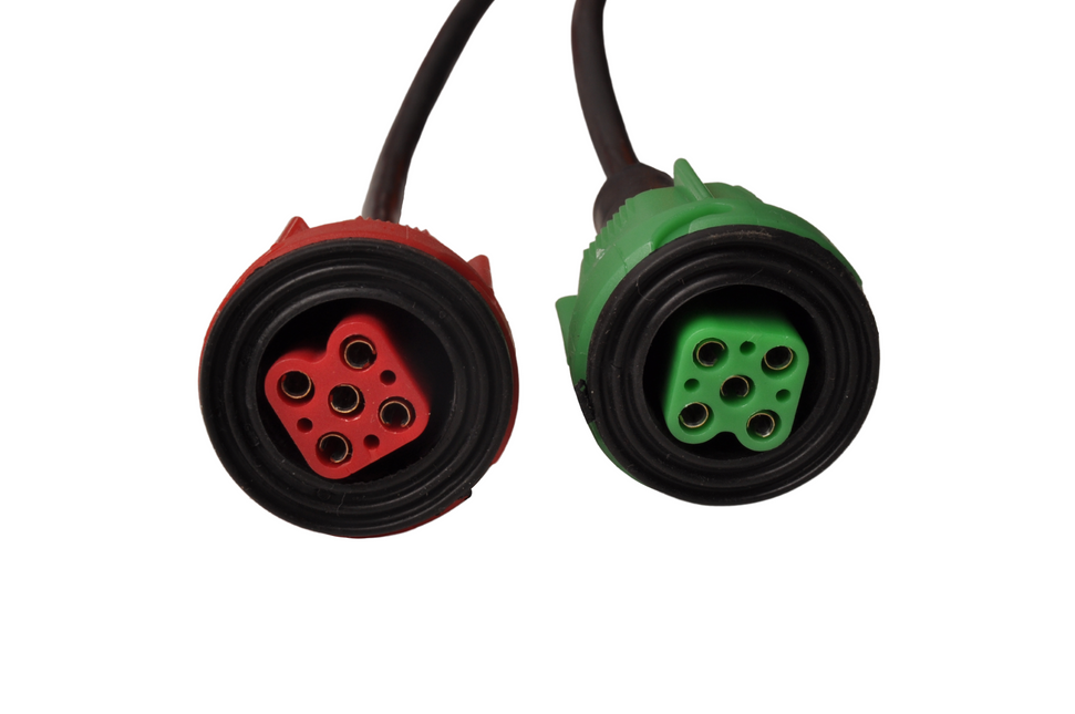 Radex Radex hoofdkabel - 7 meter lang - 7-polig - voorzien van 2x 5-polige connector