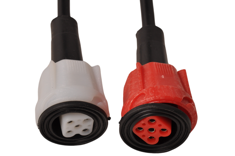 Radex Radex hoofdkabel - 7 meter lang - 7-polig - voorzien van 2x 5-polige connector