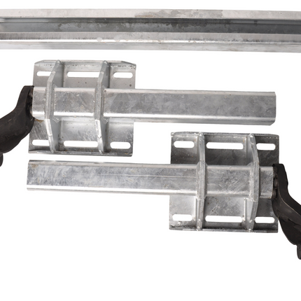Schlegl Ongeremde torsie as - flensmaat 1250 mm >| 1850 mm - padmaat 900 >| 1400 mm - 750 kg - 4x100