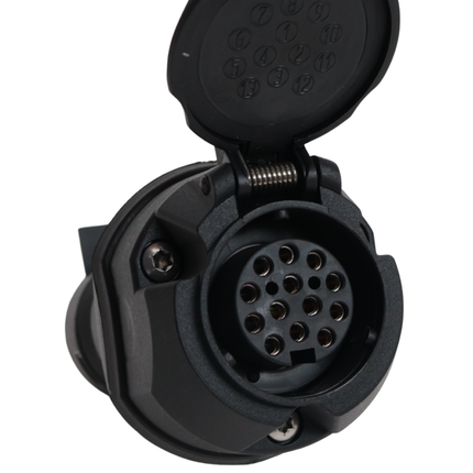 SECORÜT Spanningsverlager van 24 naar 12 Volt - 13 polige stekkerdoos