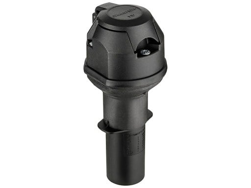 SECORÜT Spanningsverlager van 24 naar 12 Volt - 7 polige N-doos naar 7 polige stekkerdoos