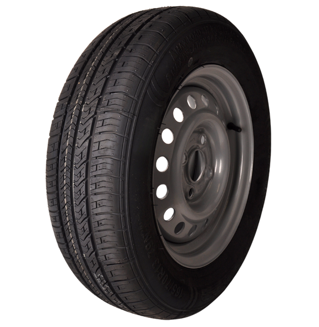 Security Compleet aanhanger wiel - 165/70R13 - steekmaat: 4x100 - draagvermogen: 437kg - naafdiameter: 57 mm