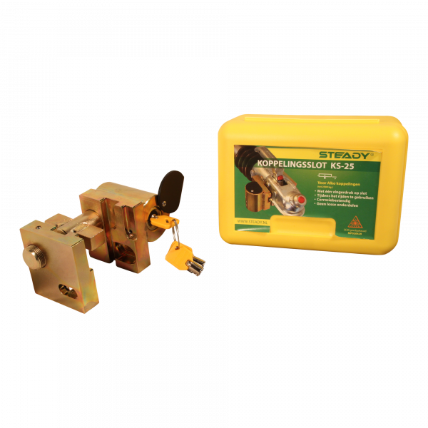 Steady Steady KS-25 koppelingsslot - SCM gekeurd - geschikt voor AL-KO koppelingen t/m 3000 kg