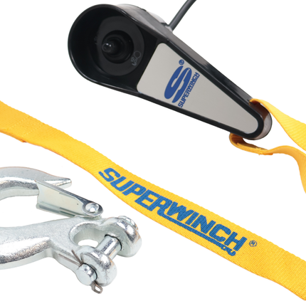 Superwinch Elektrische lier 3500 kg  - 28 meter staalkabel inclusief haak en kabelrollen