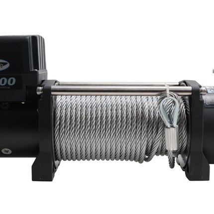 Superwinch Elektrische lier 3500 kg - 28 meter staalkabel inclusief haak en kabelrollen
