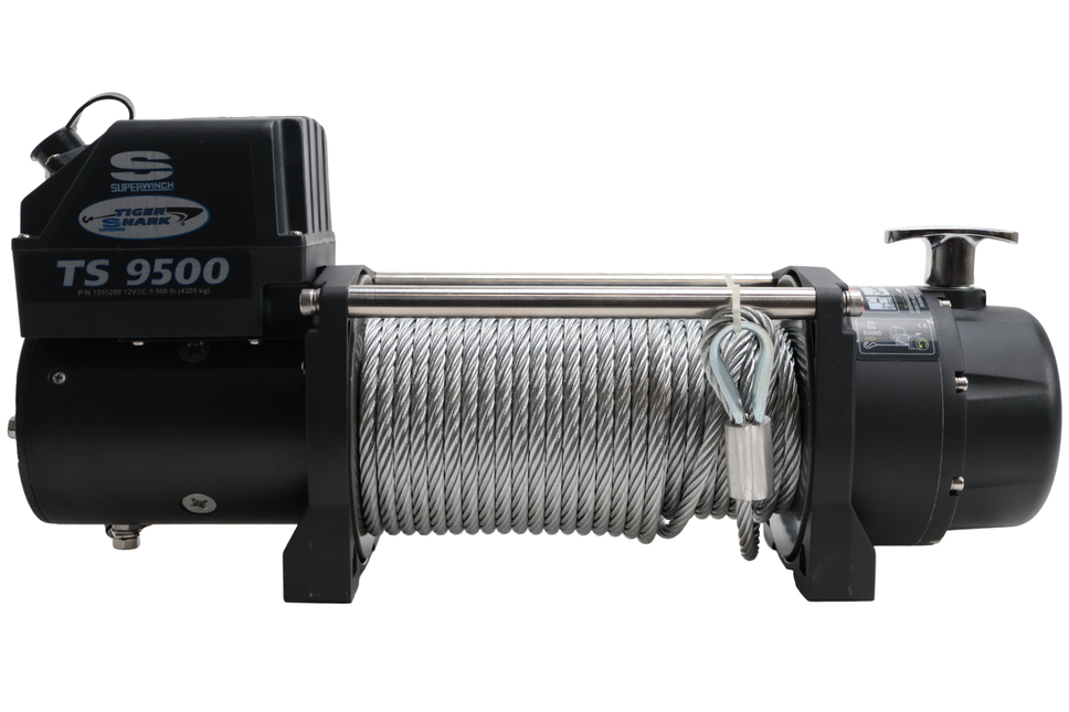Superwinch Elektrische lier 3500 kg - 28 meter staalkabel inclusief haak en kabelrollen