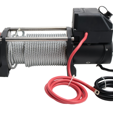 Superwinch Elektrische lier 3500 kg - 28 meter staalkabel inclusief haak en kabelrollen