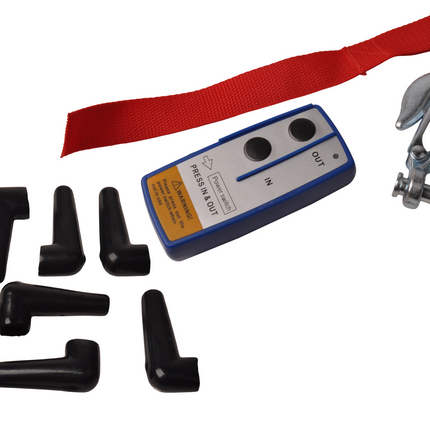 Trailer Gear Elektrische Lier 2045 kg inclusief staalkabel & haak