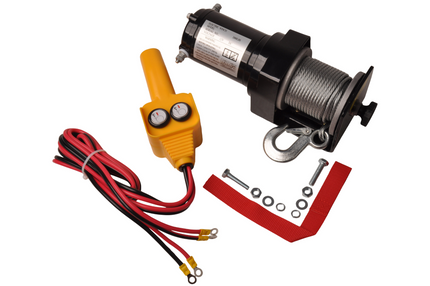 Trailer Gear Elektrische Lier 900 kg met staalkabel & haak