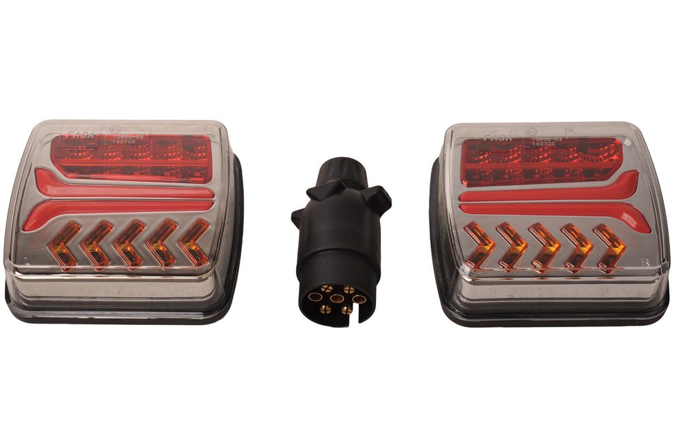 Trailer Gear Magnetische LED verlichtingsset - 7 polig - Plug & Play - dynamisch & draadloos