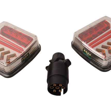 Trailer Gear Magnetische LED verlichtingsset - 7 polig - Plug & Play - dynamisch & draadloos