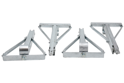 Winterhoff Set van 4 Winterhoff uitdraaisteunen - maximaal draagvermogen: 450 kg