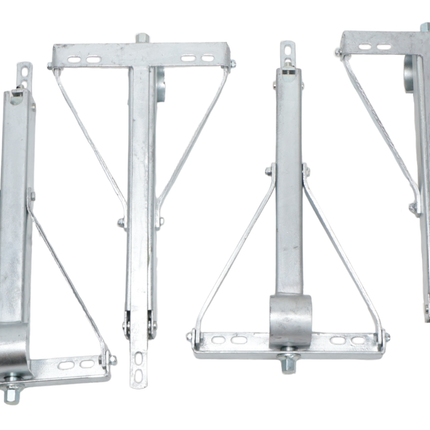 Winterhoff Set van 4 Winterhoff uitdraaisteunen - maximaal draagvermogen: 450 kg