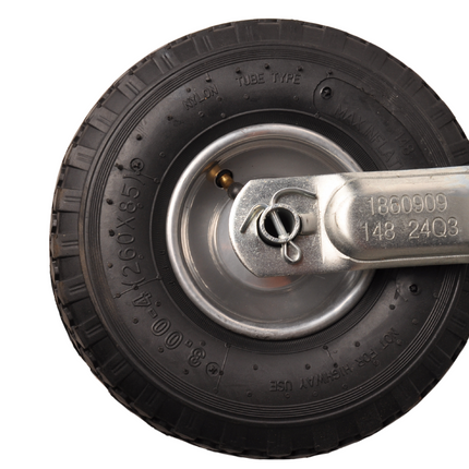 Winterhoff Winterhoff neuswiel met luchtband 48 mm - stalen velg - 150 kg maximaal draagvermogen