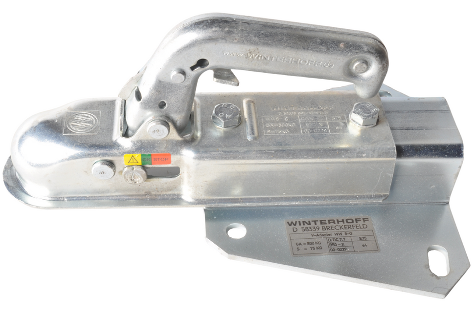 Winterhoff Winterhoff V-dissel - koker 50 mm - 800 kg - ongeremde koppeling